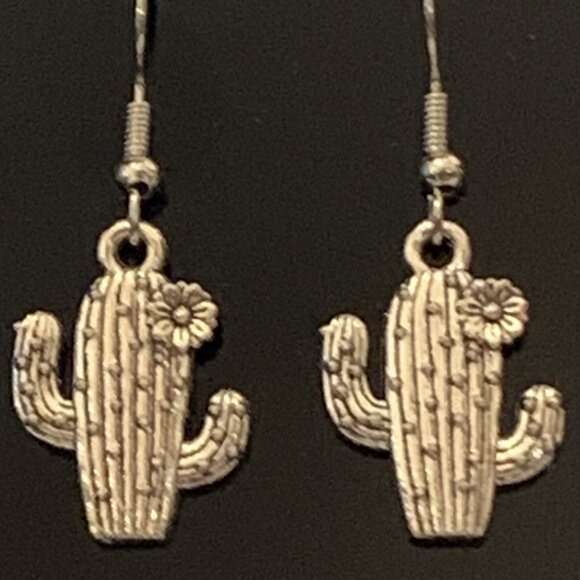 Cactus Earring, Western Earrings, Western Jewelry, Gift Idea, Cactus Jewelry - Picture 1 of 6